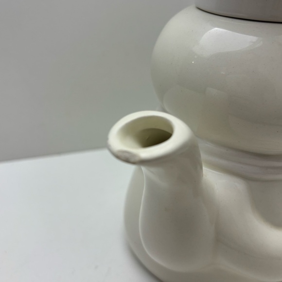 Vintage 1997 Pillsbury Doughboy ceramic teapot with removable hat - Picture 3 of 12